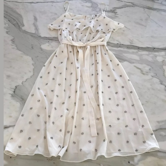 ROBBI & NIKKI IVORY EMBELLISHED DRESS SIZE SMALL NWOTS! - Picture 10 of 14